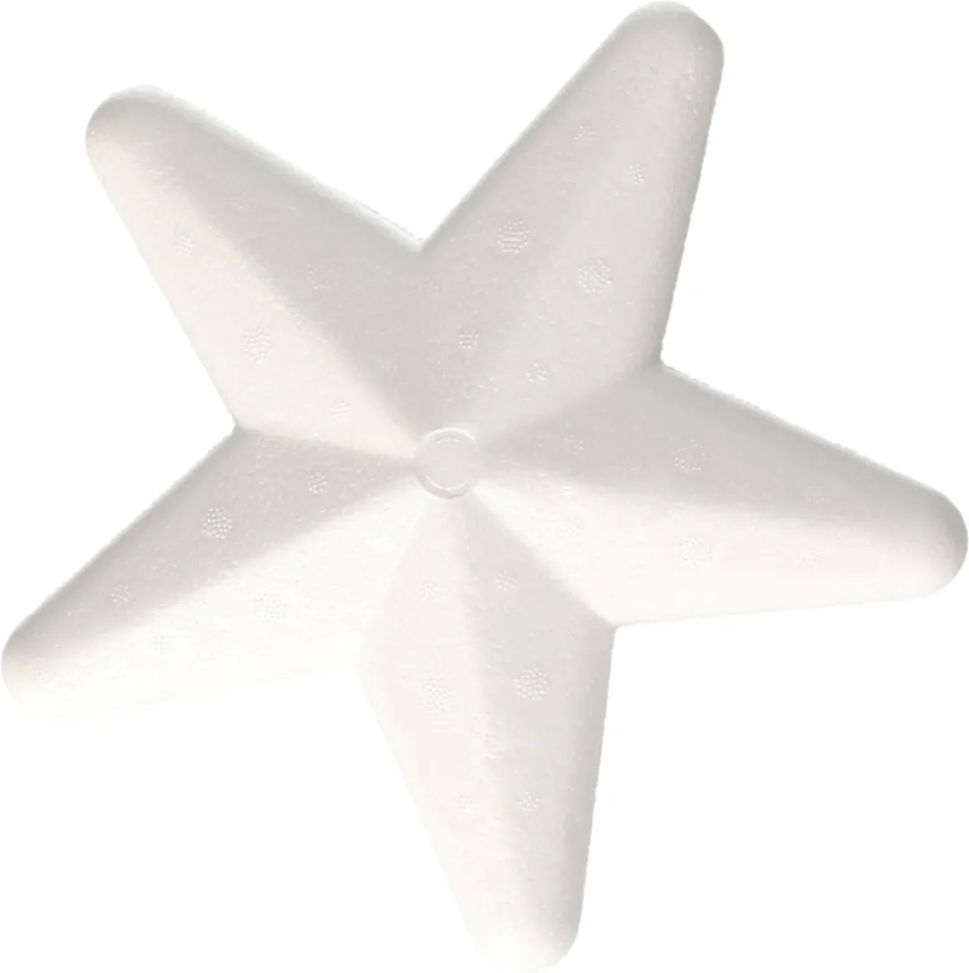 Glorex Piepschuim Kerstster 20cm