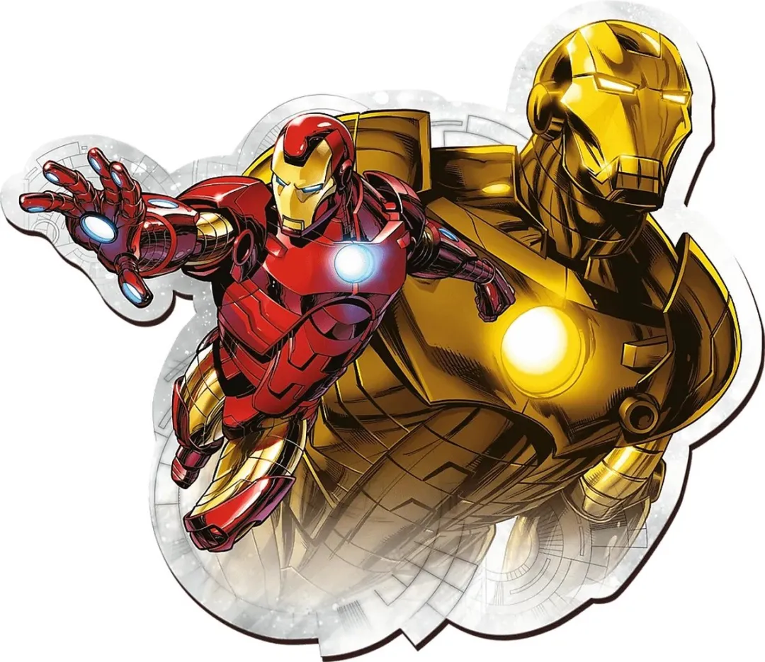 Trefl Brave Iron Man Disney Marvel Heroes Houten Puzzels 1000 Stuks