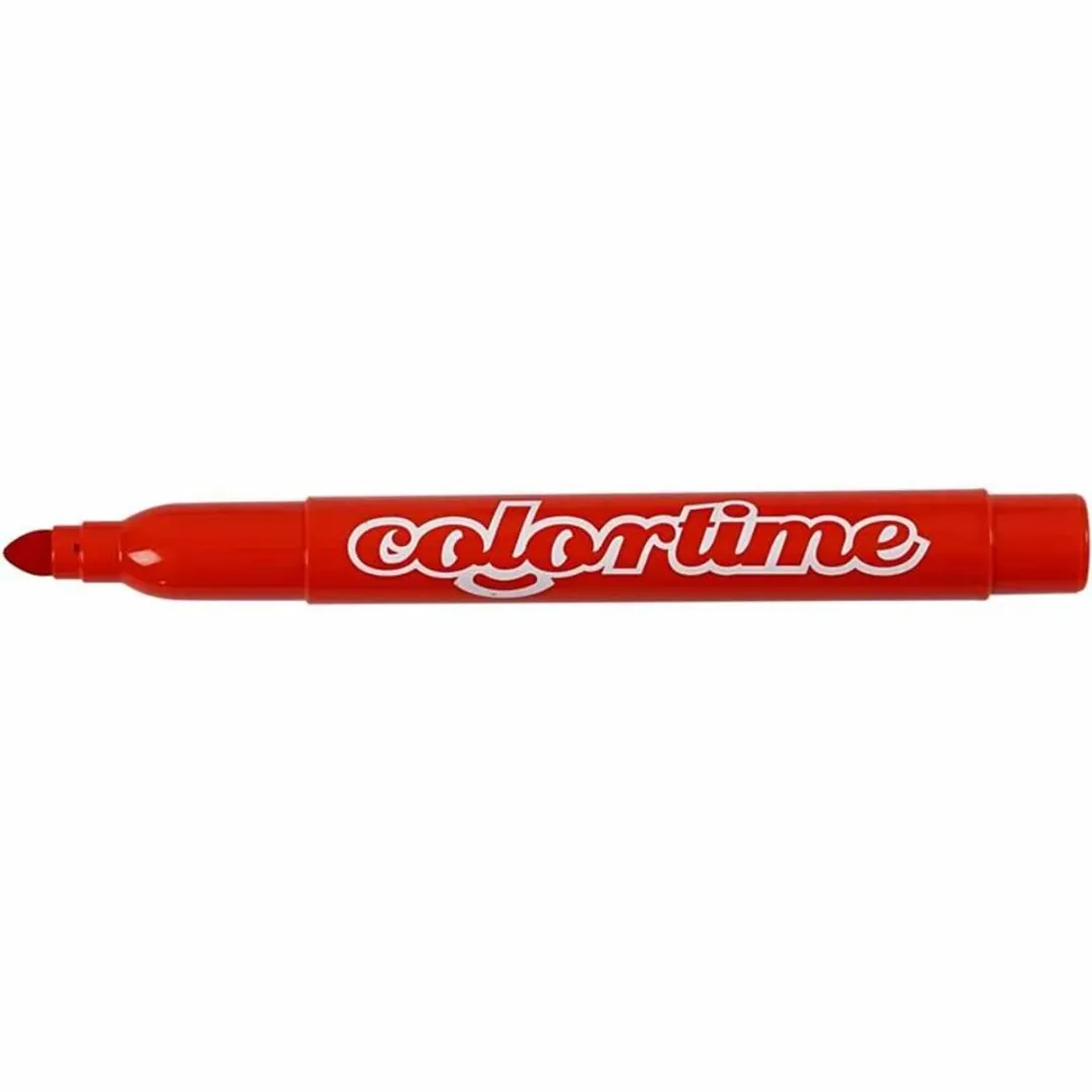 Colortime Stift 5mm Donkeroranje - 12 Stuks