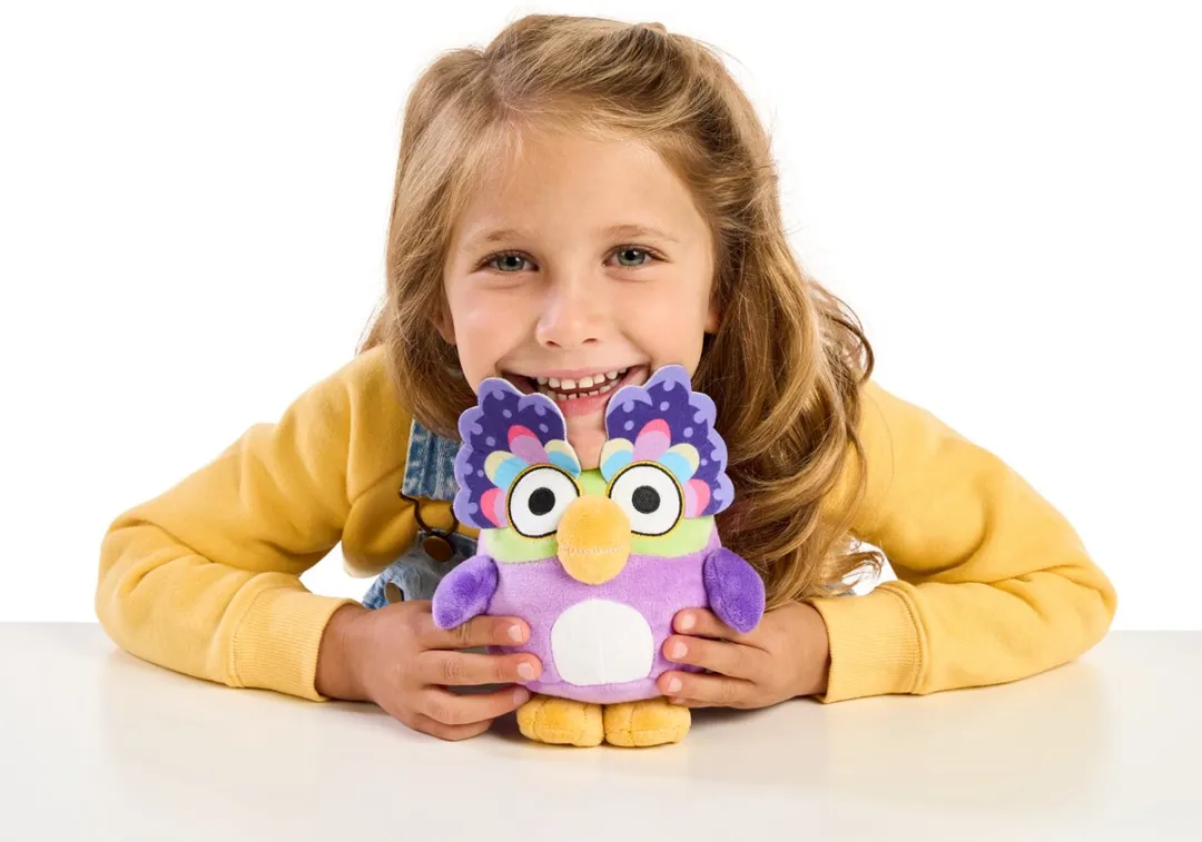 Moose Toys Bluey Chattermax Knuffel - Paars