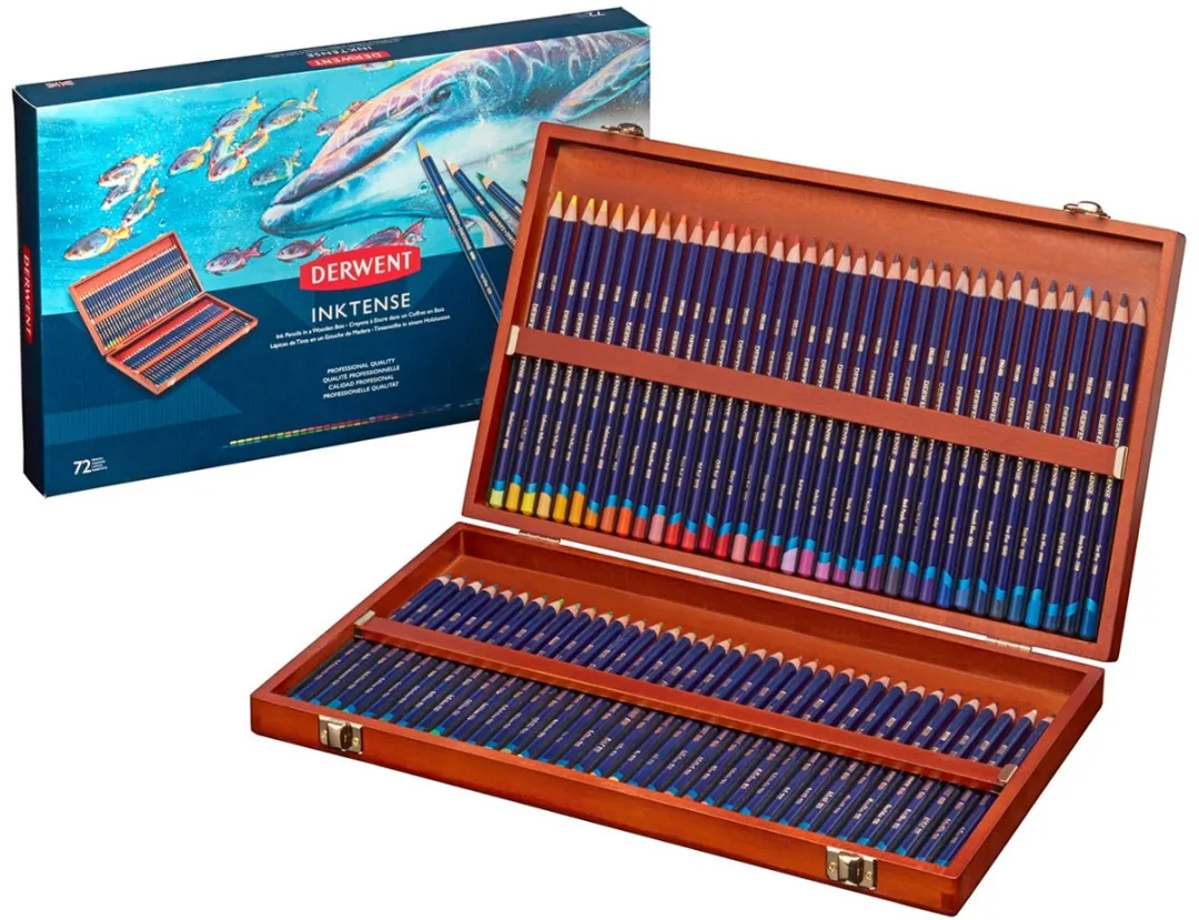 Derwent Inktense Potloodset 72 Stuks