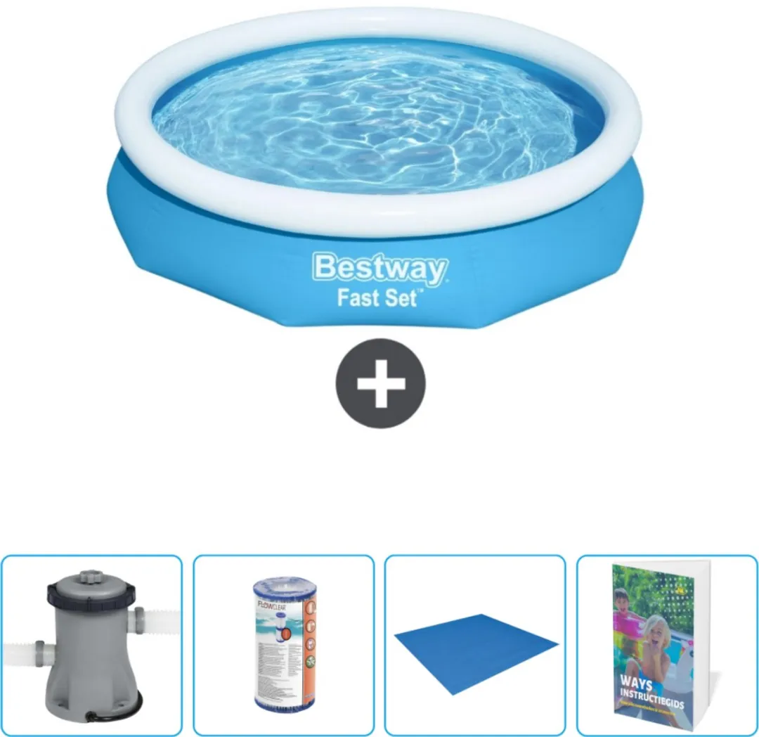 Bestway Fast Set Rond Zwembad 305x66cm