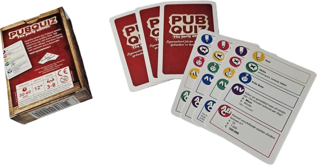 Identity Games Pub Quiz Party Editie - 3-8 Spelers