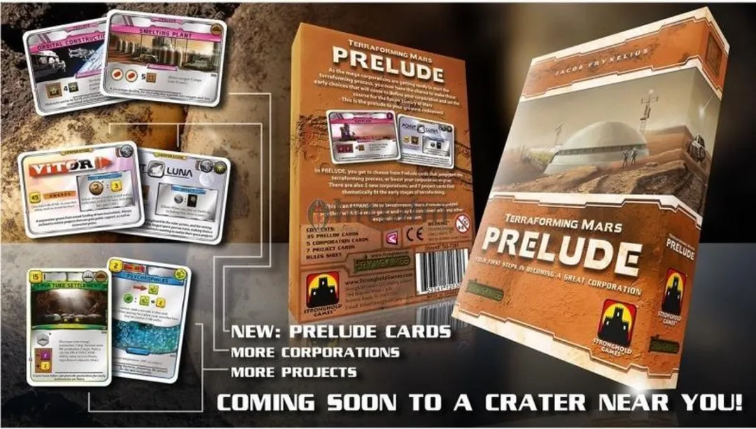 Intrafin Games Terraforming Mars: Prelude - Uitbreiding voor basisspel