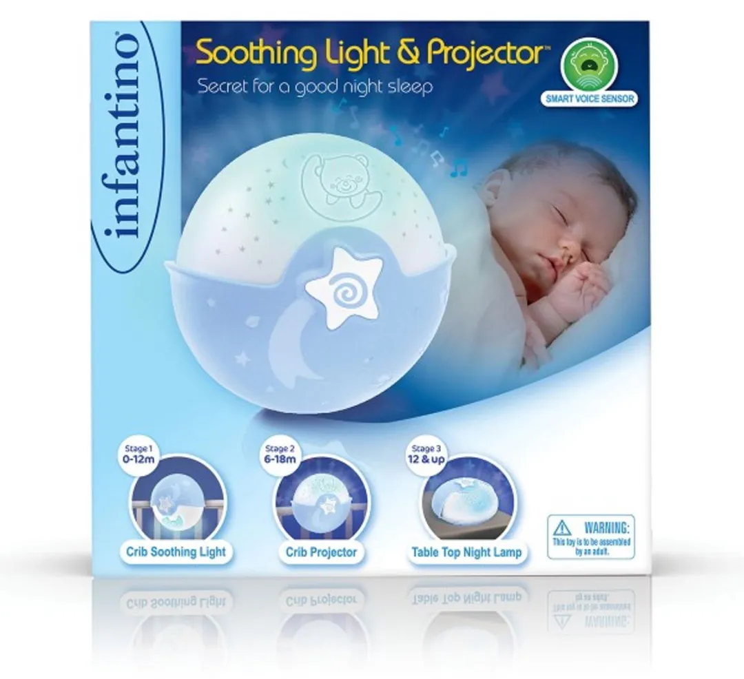 Infantino WOM Soothing Light & Projector - Blauw