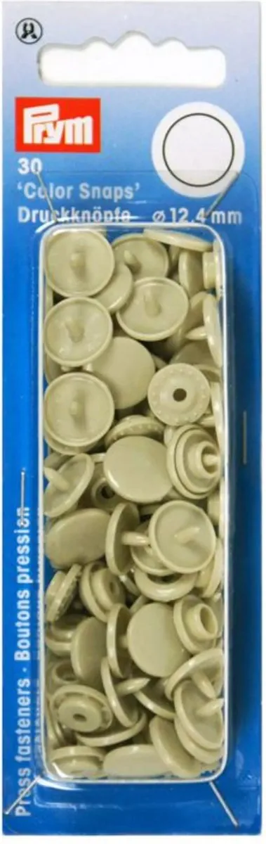 Prym Drukknoop ColorSnaps 12,4mm - Beige - 30 Stuks - afbeelding 6 van 6