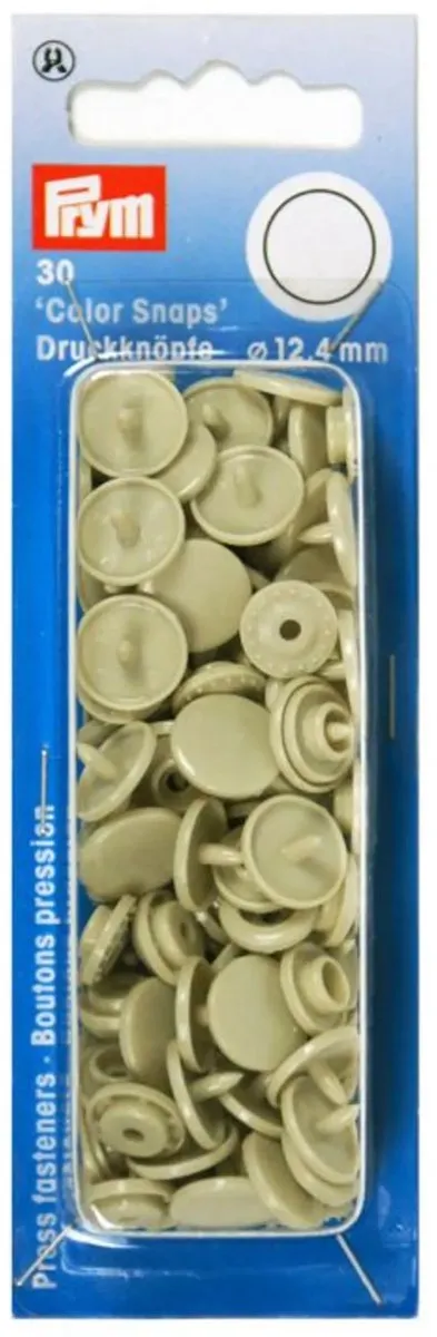 Prym Drukknoop ColorSnaps 12,4mm - Beige - 30 Stuks