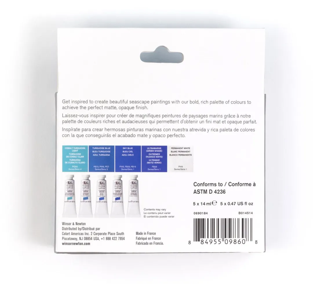 Winsor & Newton Designer Gouache Seascape Set 5x14ml