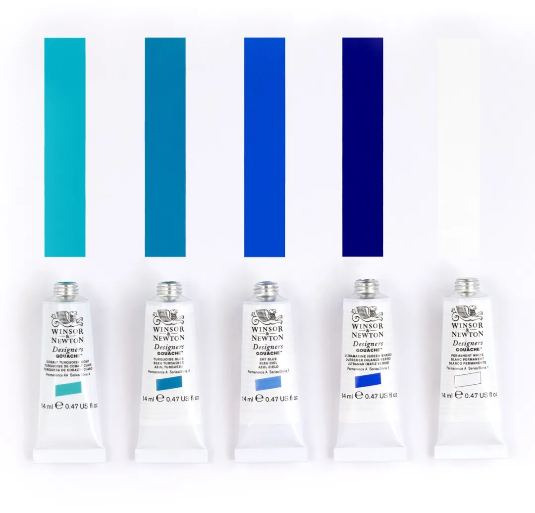 Winsor & Newton Designer Gouache Seascape Set 5x14ml