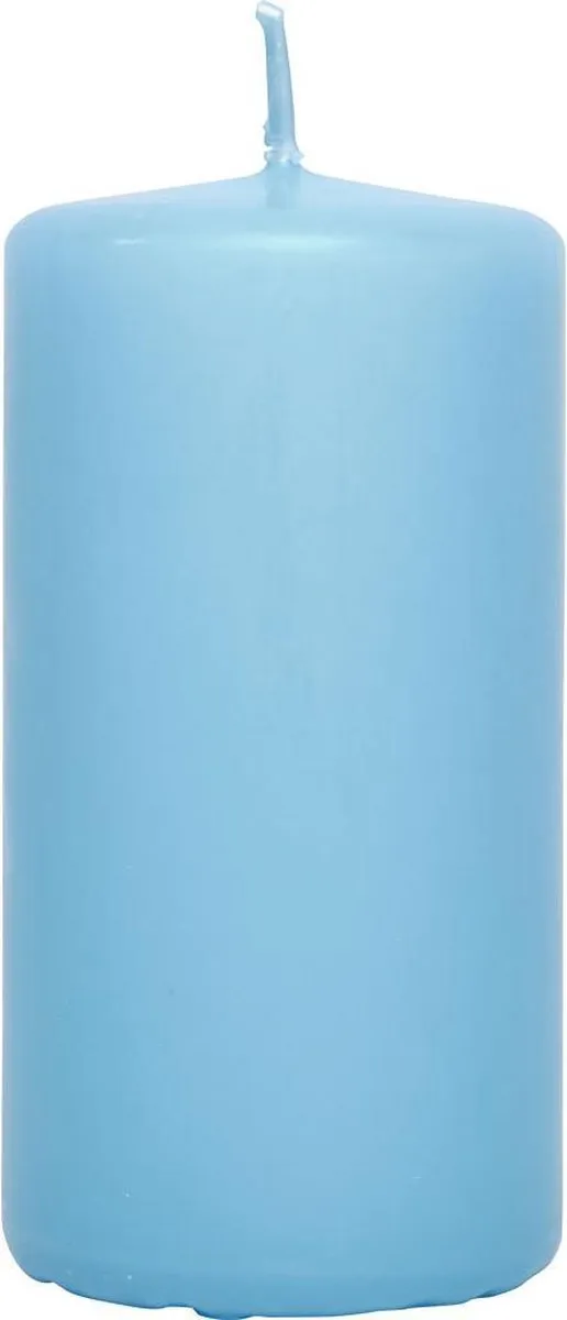 Creativ Company Kaars 10cm Licht Turquoise - 6 Stuks