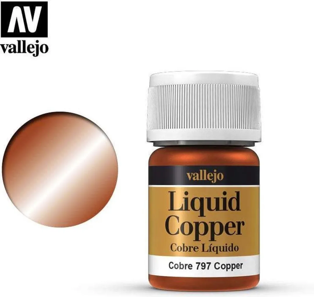 Vallejo Hobbyverf Liquid Copper 35ml
