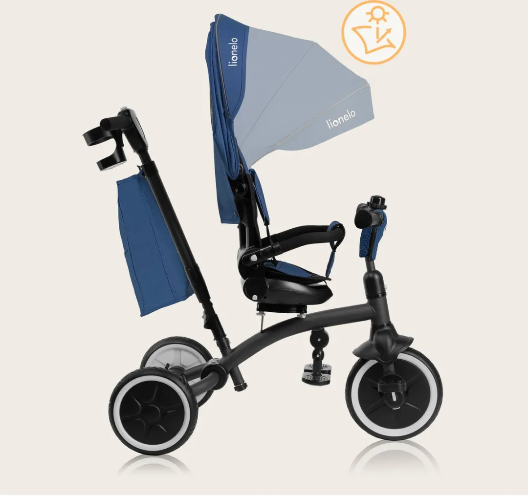 Lionelo Tris Plus Kinderfiets 2-in-1 - Grey Stone