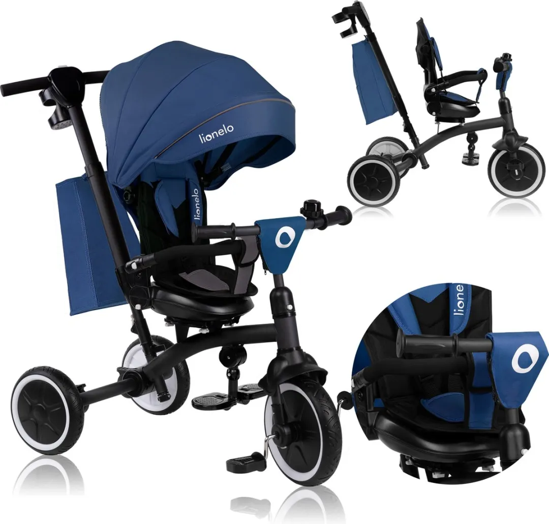 Lionelo Tris Plus Kinderfiets 2-in-1 - Grey Stone