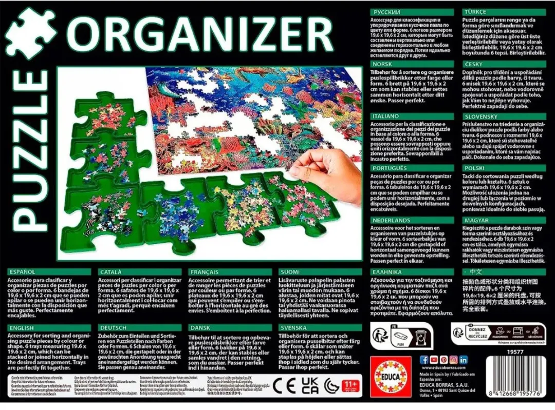 Educa Organizer Puzzel 2000 Stuks Multicolor