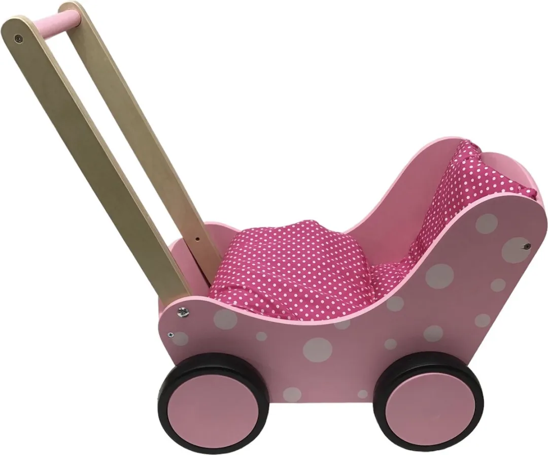 Simply For Kids Houten Poppenwagen