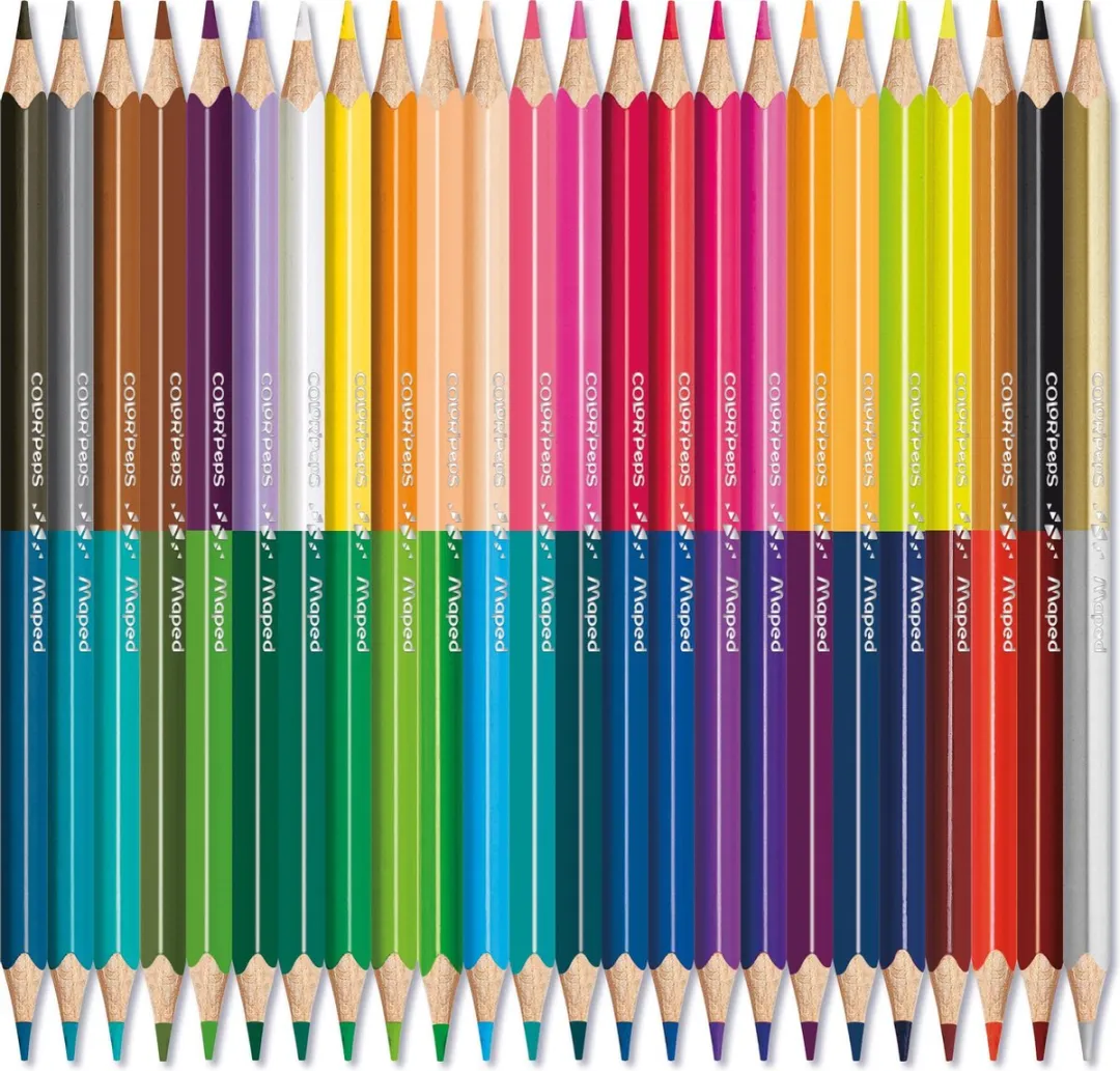 Maped COLOR'PEPS Duo Kleurpotlood - 24 Stuks - 48 Kleuren