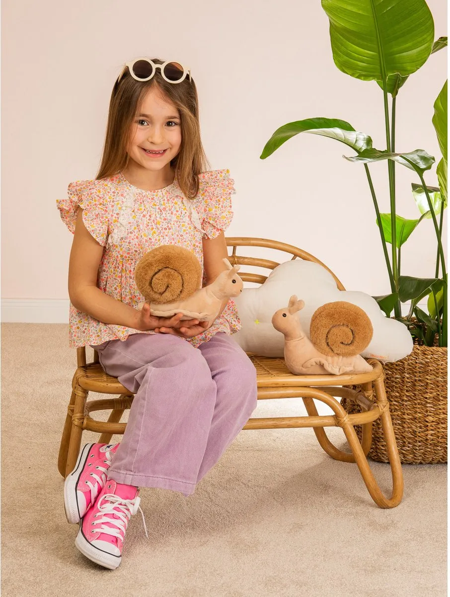 Teddy Hermann Knuffeldier Slak - Bruin 20cm