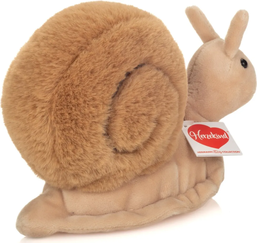 Teddy Hermann Knuffeldier Slak - Bruin 20cm