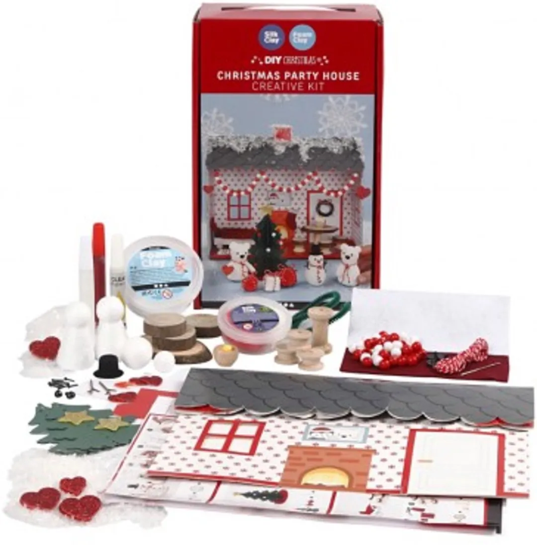 Creativ Company DIY Kersthuis Boetseerset