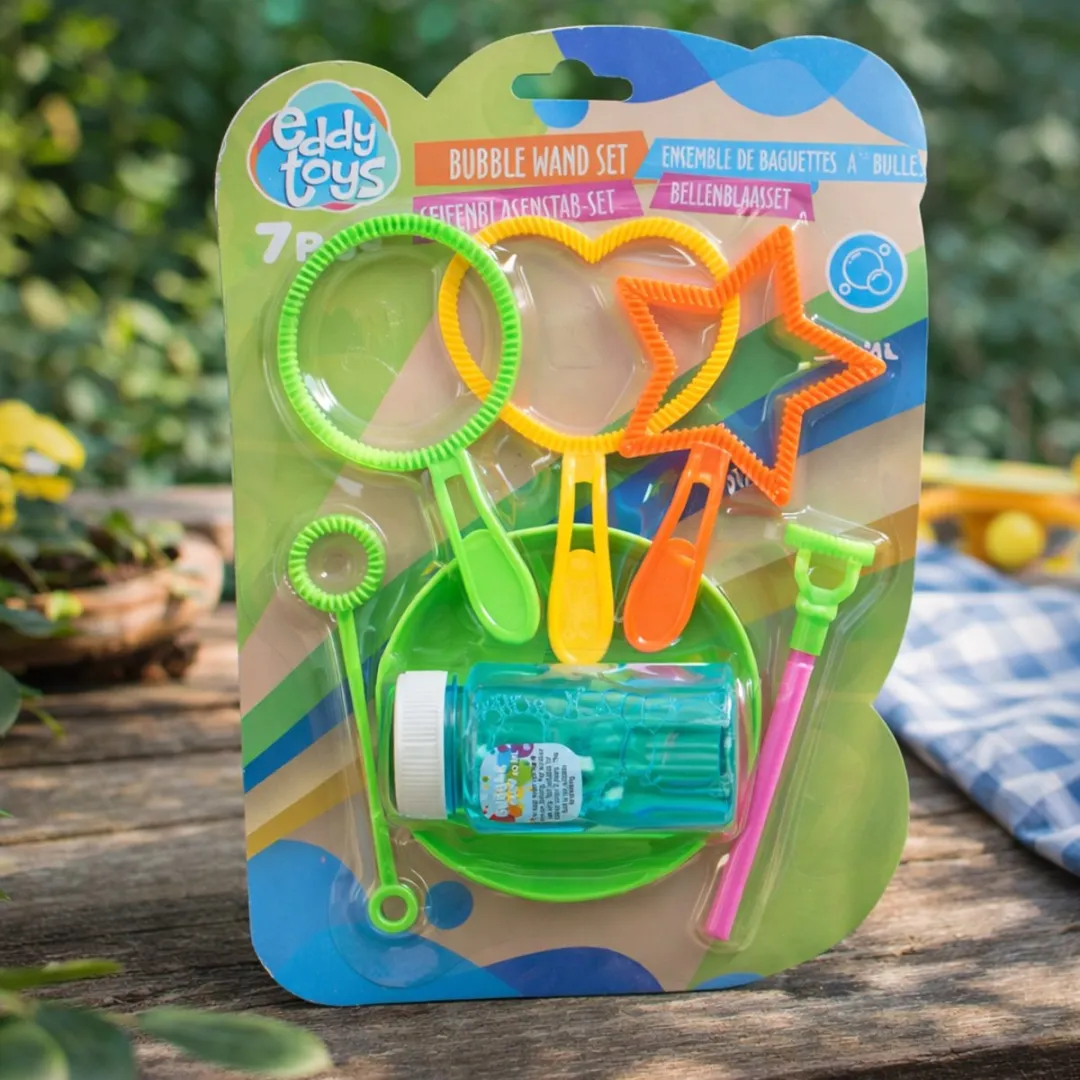 Eddy Toys Bellenblaas Set 7-delig - Meerkleurig