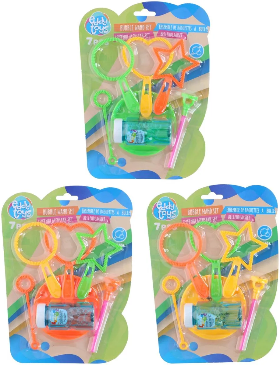 Eddy Toys Bellenblaas Set 7-delig