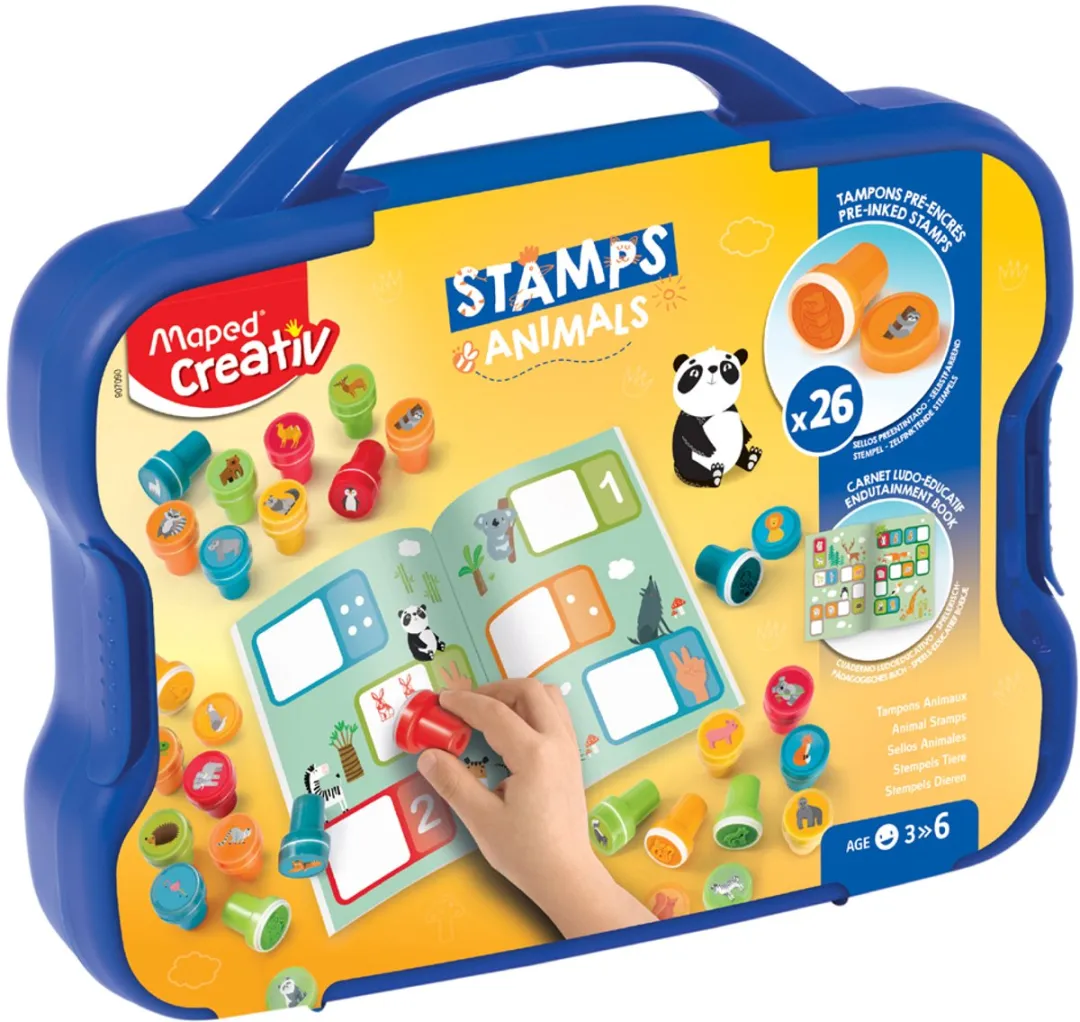 Maped Creativ Stempelset Dieren
