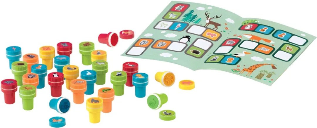 Maped Creativ Stempelset Dieren - 26 Stuks - Multicolor