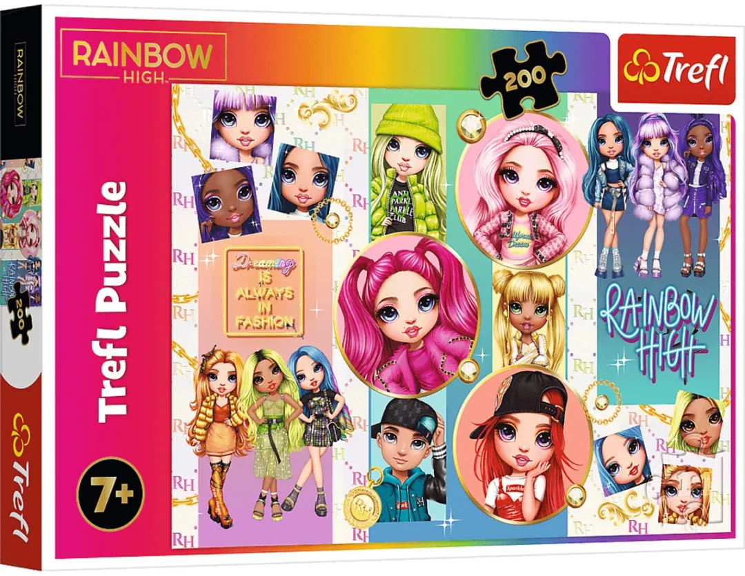Trefl Rainbow High Puzzel 200 Stuks