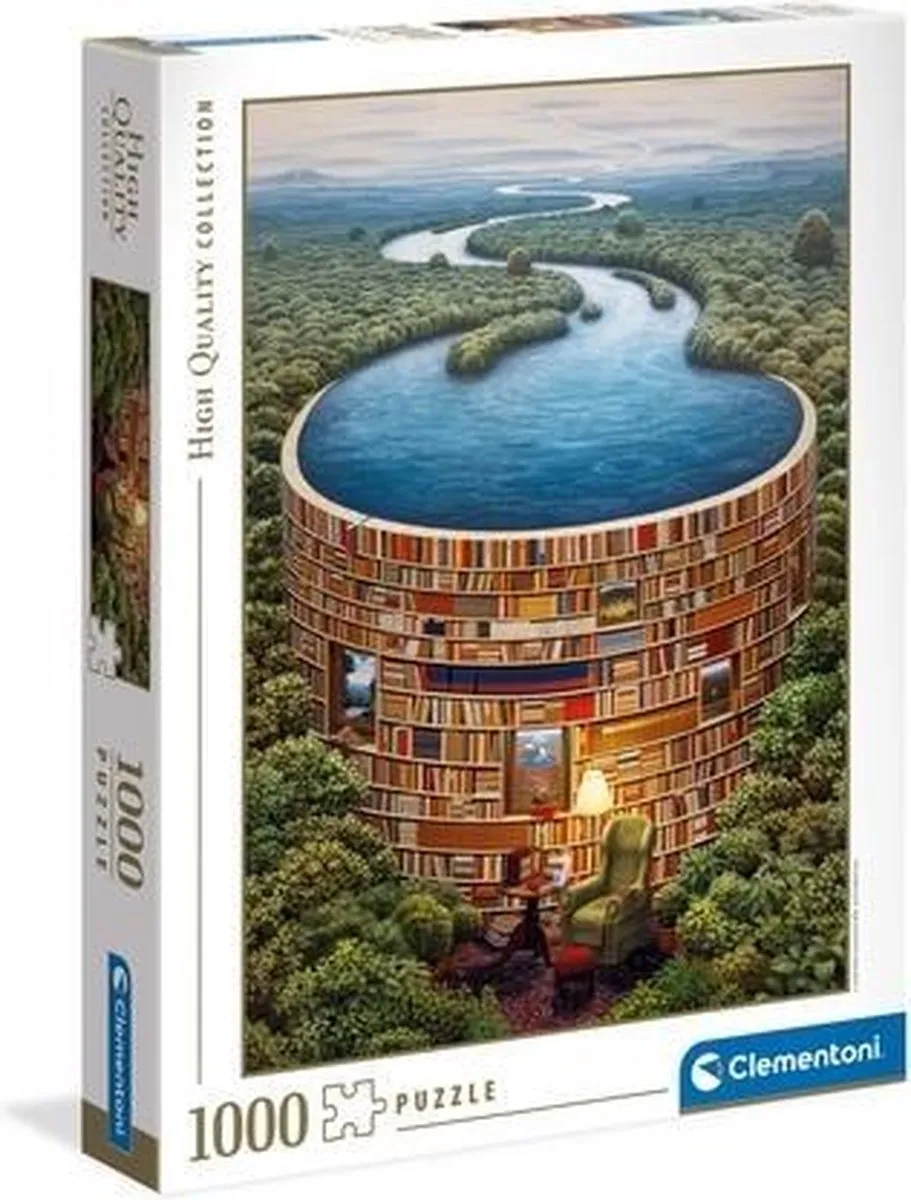 Clementoni Bibliodame Puzzel 1000 Stuks - Multikleur