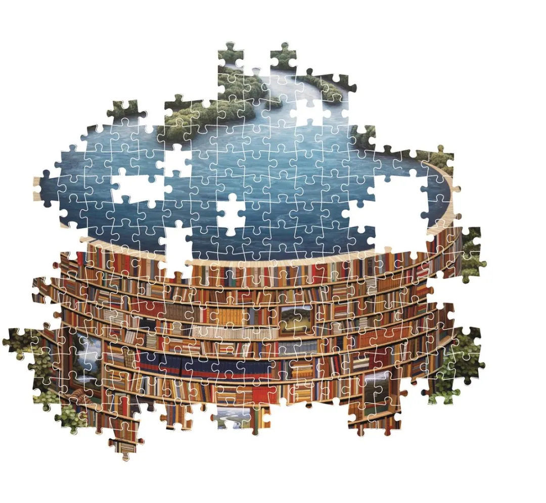 Clementoni Bibliodame Puzzel 1000 Stuks - Multikleur - afbeelding 6 van 6