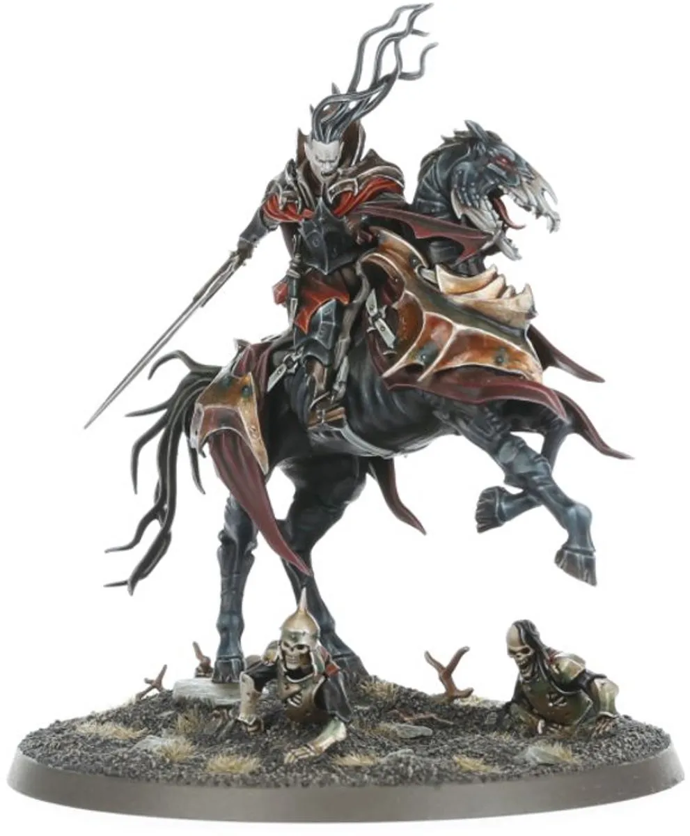 Games Workshop Soulblight Gravelords Vampire Lord on Nightmare Steed - 21 Onderdelen