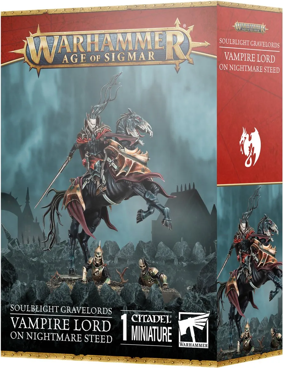 Games Workshop Soulblight Gravelords Vampire Lord on Nightmare Steed