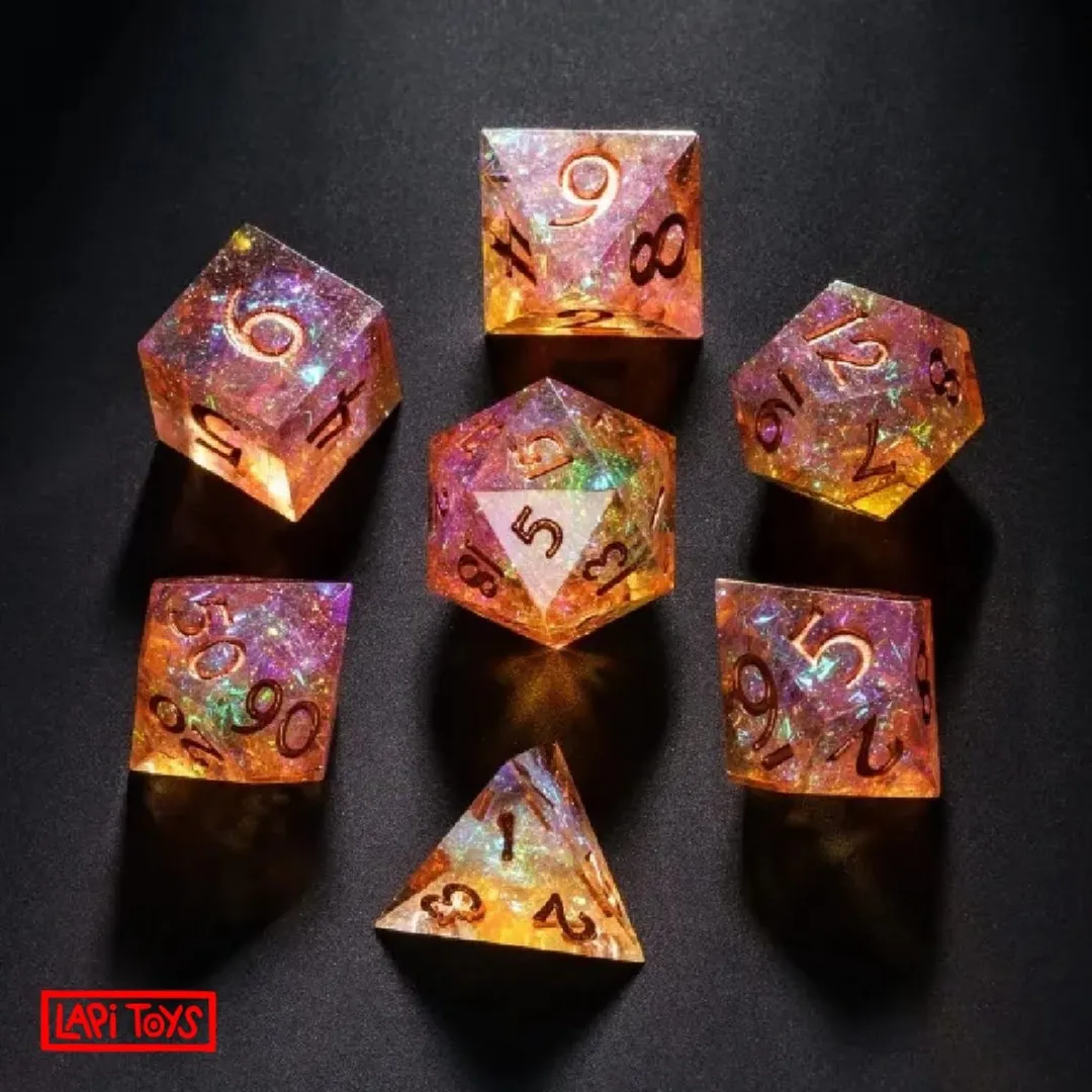 Lapi Toys D&D Doosset Oranje - 7 Stuks