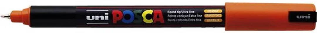 Posca PC-1MR Markeerstiften - 6 Stuks - Donkeroranje