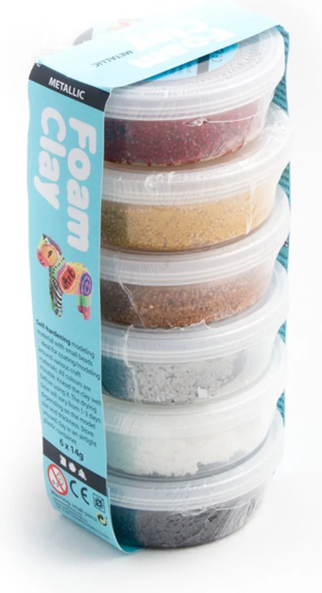 Foam Clay Uiltjes Spaarpotten Knutselpakket - 2 Stuks - 8 Kleuren