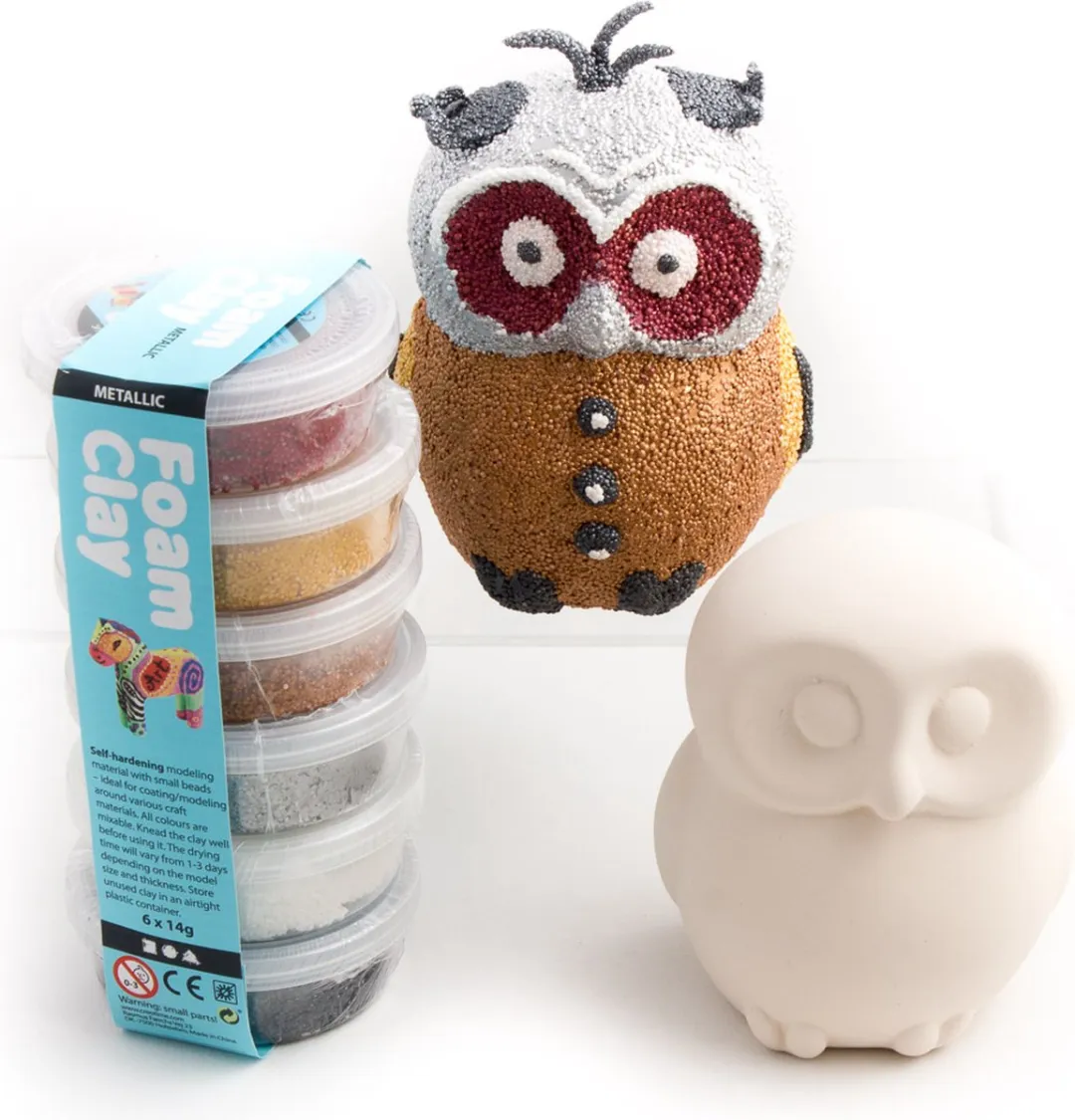 Foam Clay Uiltjes Spaarpotten Knutselpakket