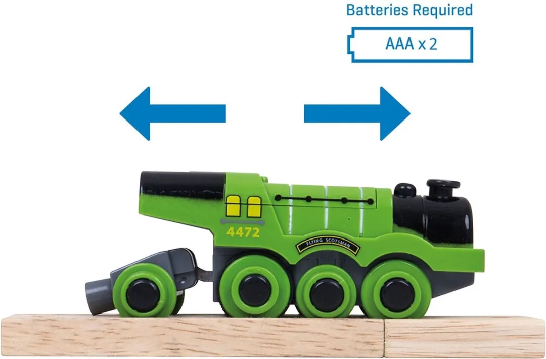 BIGJIGS Flying Scotsman Trein BJT306 - Meerdere kleuren