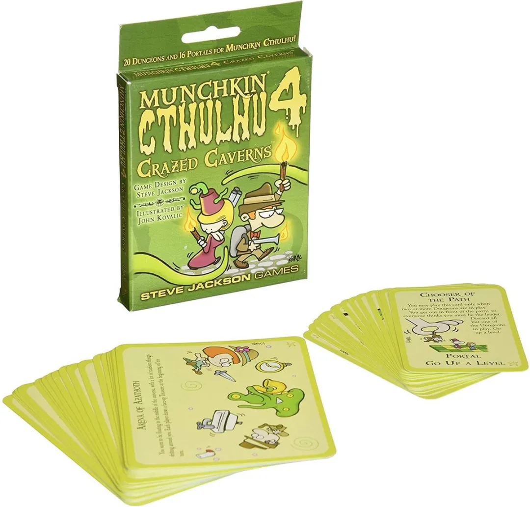 Steve Jackson Games Munchkin Cthulhu 4 Crazed Caverns - Bordspel
