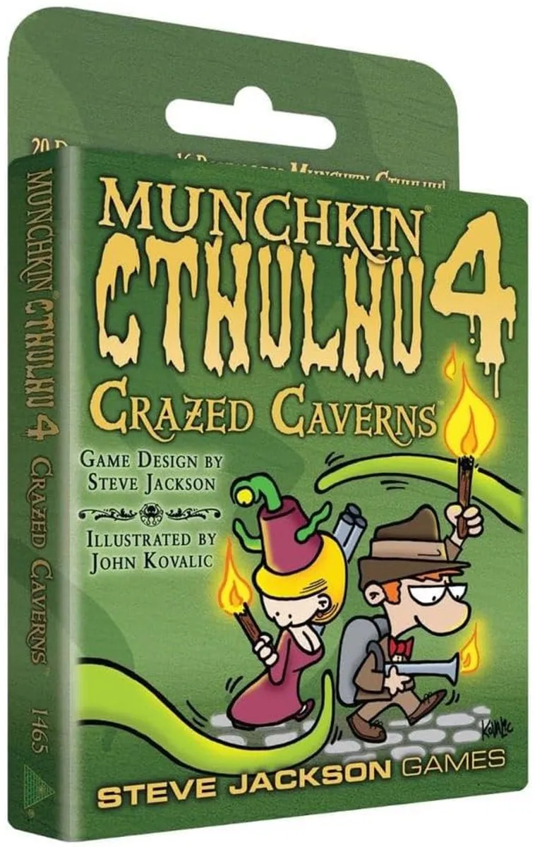 Steve Jackson Games Munchkin Cthulhu 4 Crazed Caverns - Bordspel