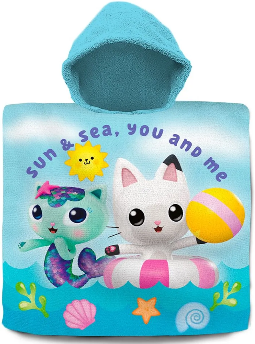Disney Gabby's Dollhouse Poncho 60x120cm