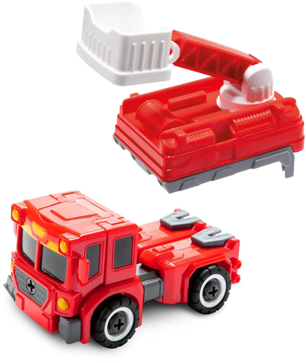 Toi-Toys Roboforces Brandweerauto Blauw