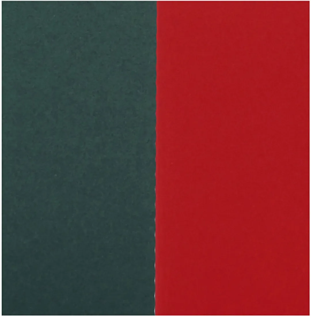 Creativ Company Kaarten & Enveloppen 15x15cm - 50 Sets - Rood/ Groen
