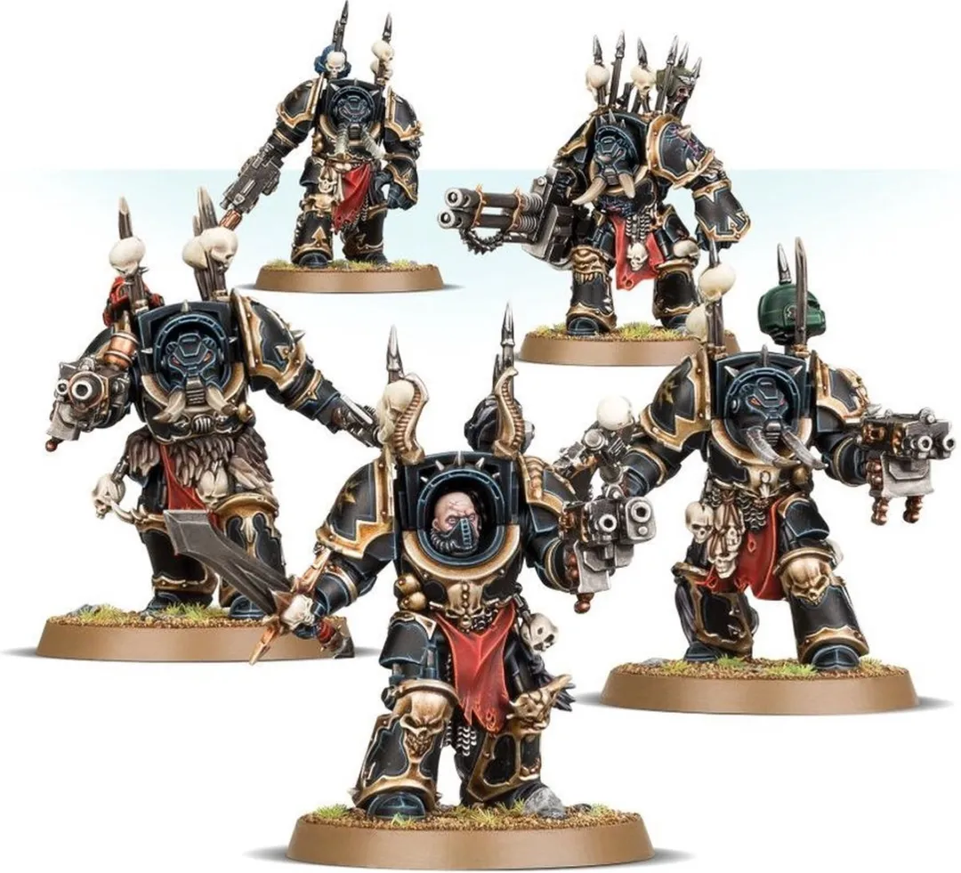 Games Workshop Warhammer 40.000 Chaos Space Marines Terminators 5 Stuks