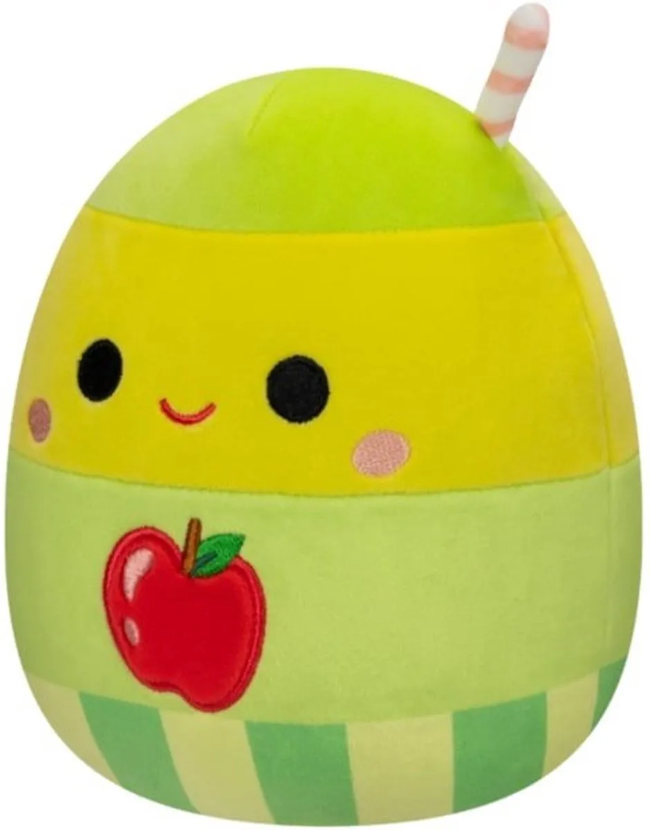 Squishmallows Jean de Appelsapdoos Knuffel 19cm