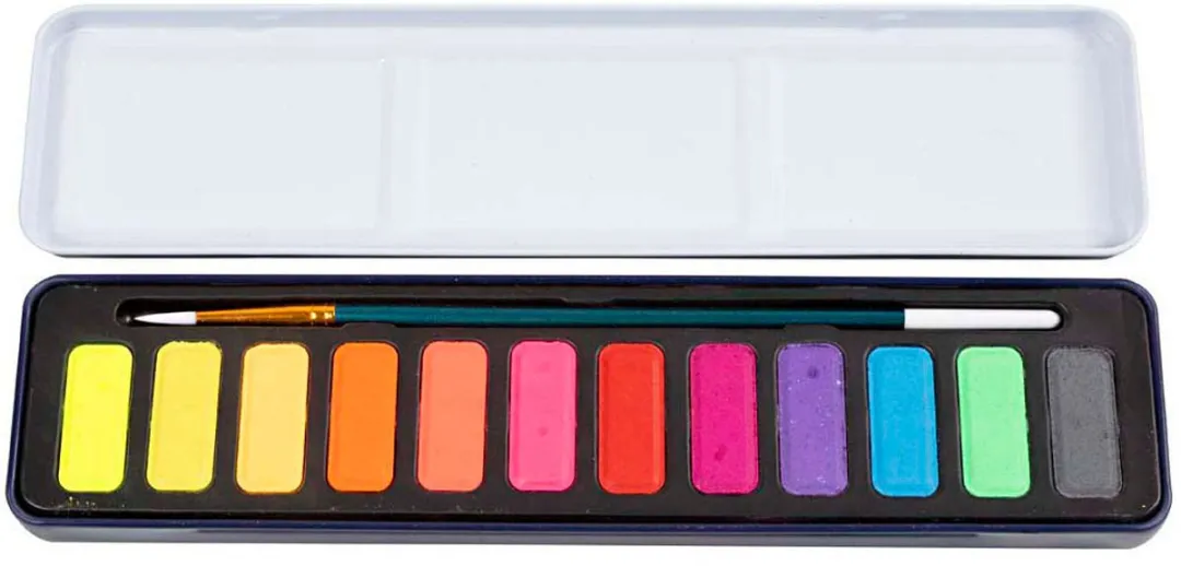 Creativ Company Aquarelset 12 Kleuren Pastel