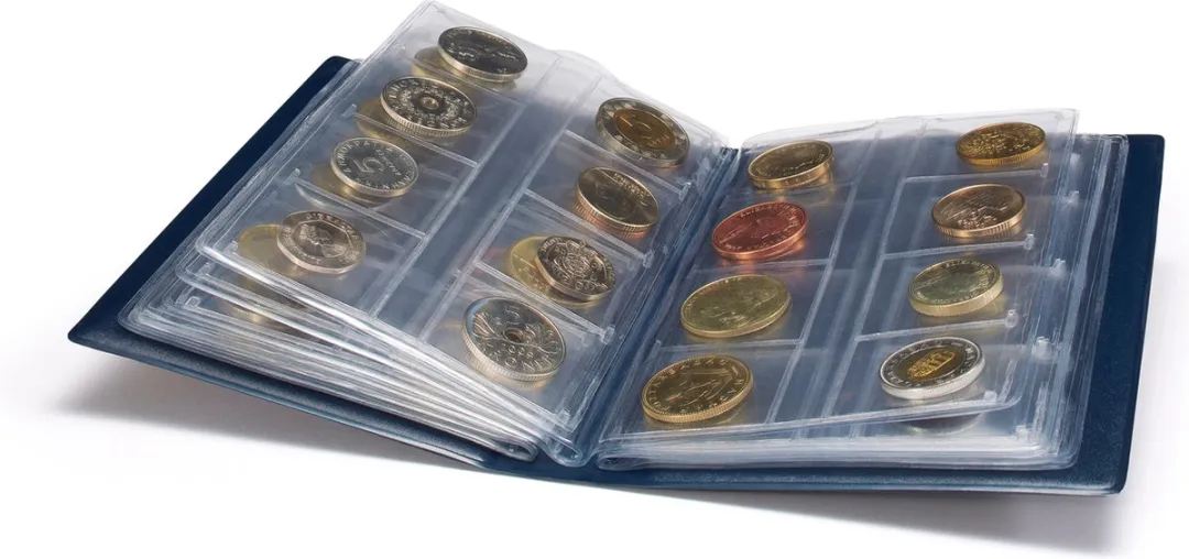 Leuchtturm Numis Pocketalbum Blauw - 96 Vakken
