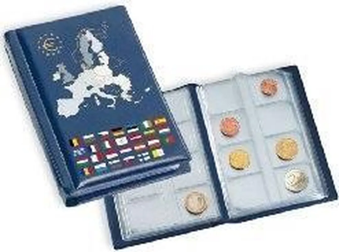 Leuchtturm Numis Pocketalbum Blauw - 96 Vakken