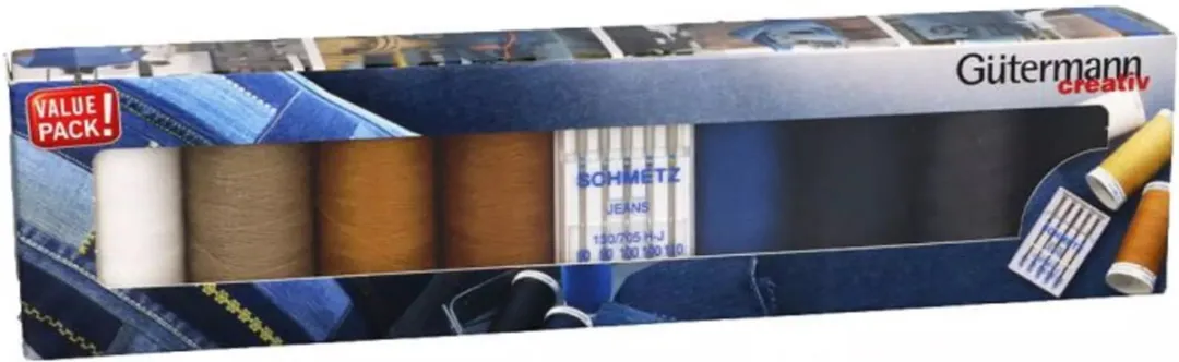 Gutermann Denim Naaigarenset - 13 Stuks