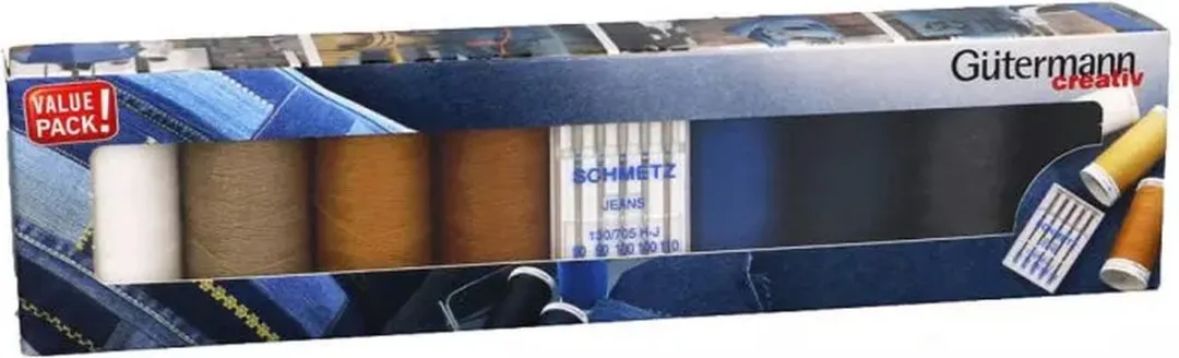Gutermann Denim Naaigarenset - 13 Stuks