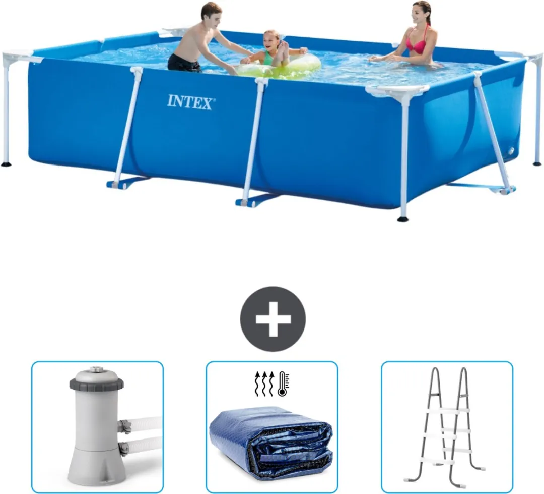 Intex Frame Zwembad 300x200x75cm Blauw